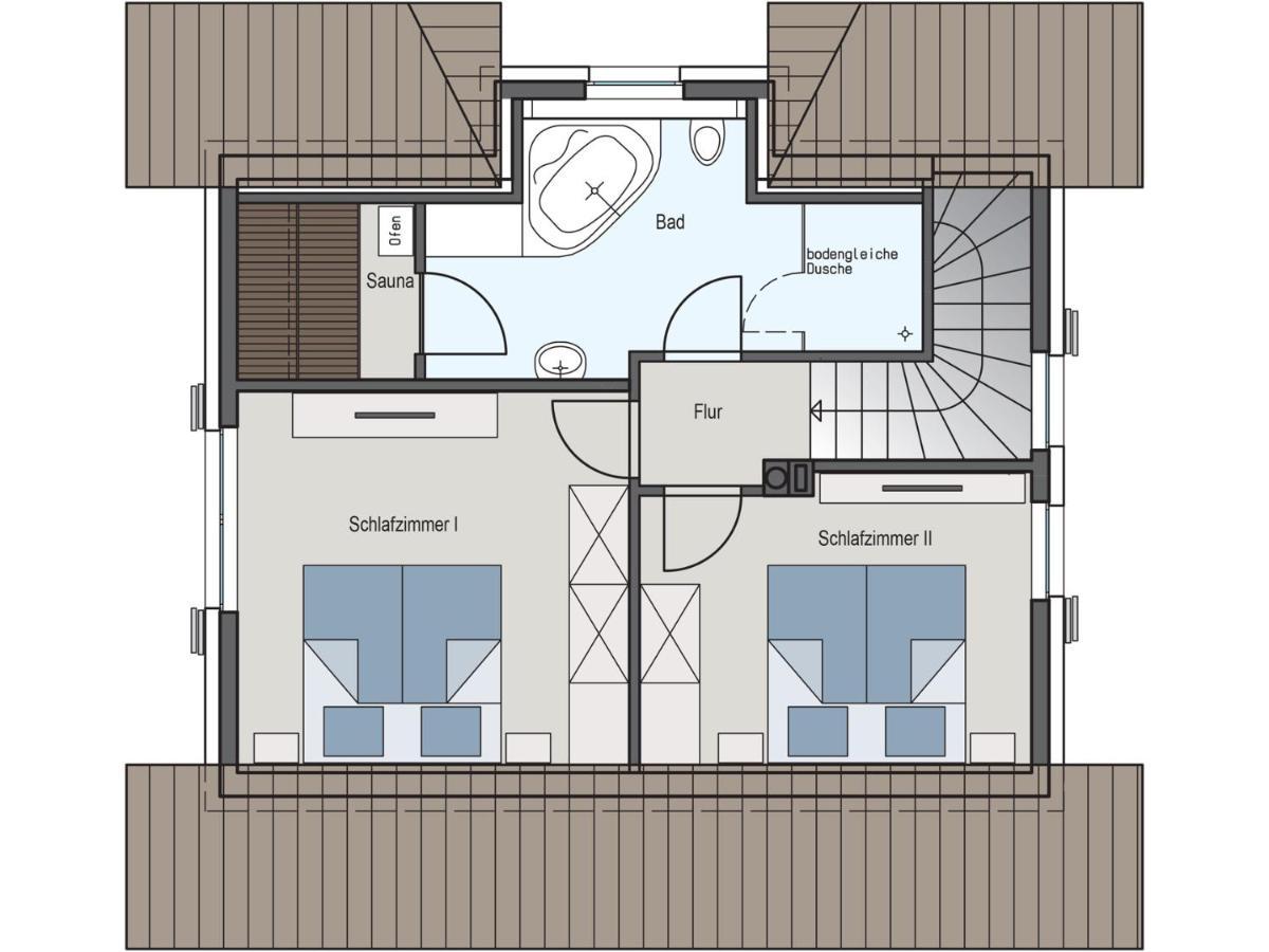Ferienhaus Seeschwalbe 33 Fuhlendorf  Eksteriør bilde